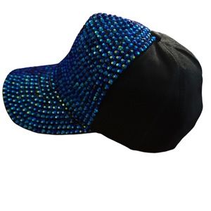Bling Blue Baseball Cap